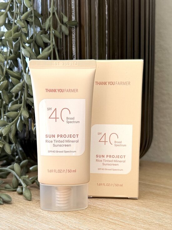 Thank You Farmer Other - Thank You Farmer Rice Tinted Mineral Sunscreen SPF 40 1.69 fl oz NWT EXP 11/2027